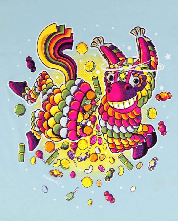 Piñata de Dulces Playera Niña - Imagen 2