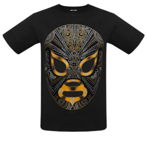Máscara Dorada Playera Unisex Adulto