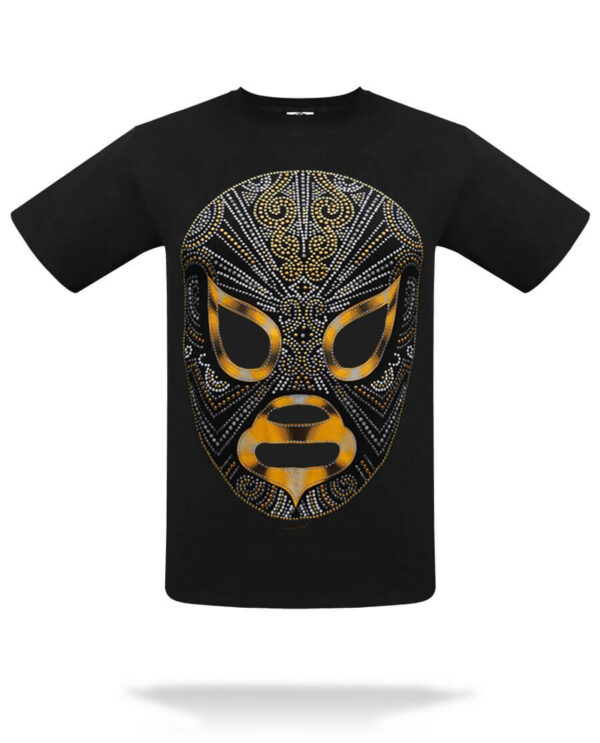 Máscara Dorada Playera Unisex Adulto